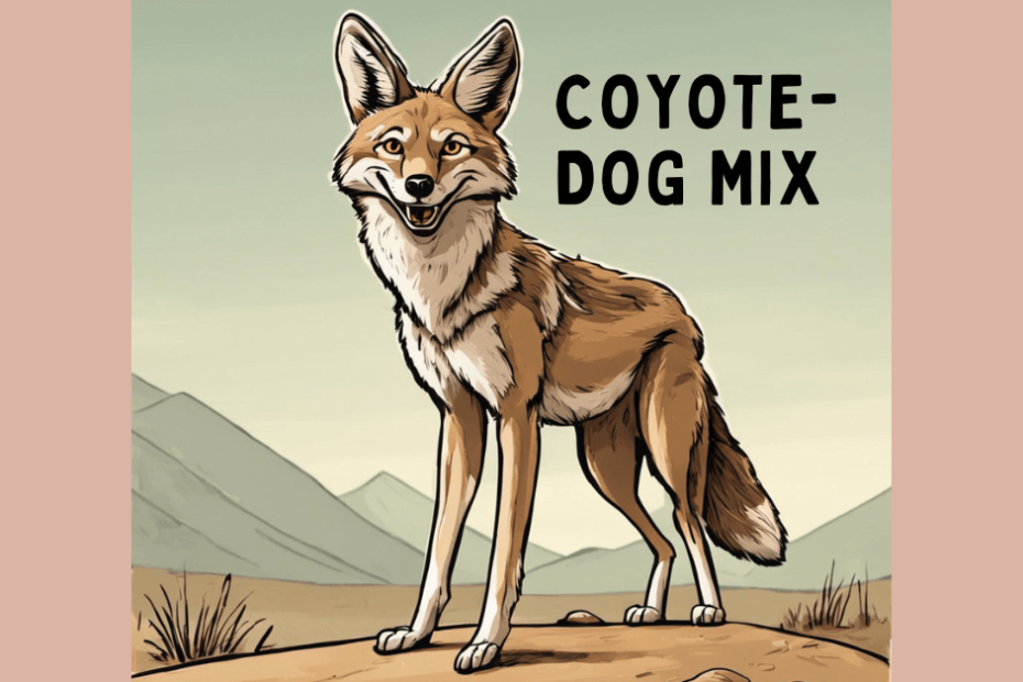 Cartoon Coyote-Dog mix.